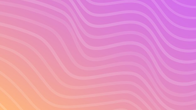 Modern colorful gradient background with wave lines