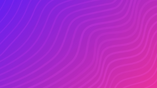 Modern colorful gradient background with wave lines