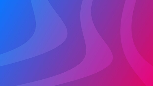 Modern colorful gradient background with wave lines