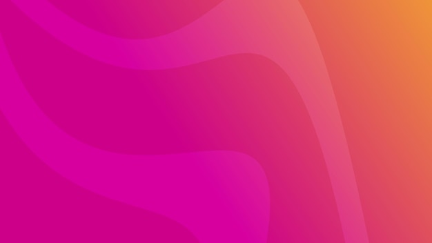 Modern colorful gradient background with wave lines