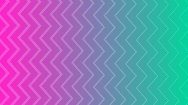 Modern colorful gradient background with zig zag lines