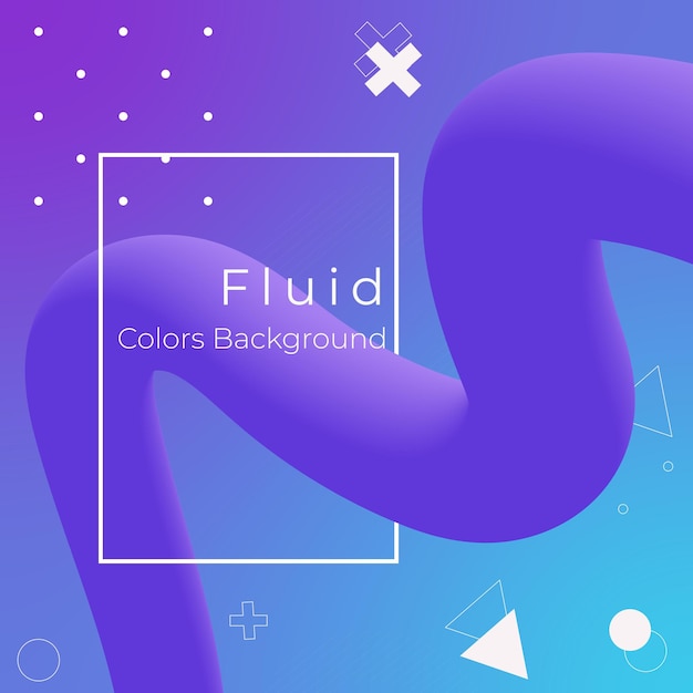 Modern colors gradient fluid background liquid abstract template