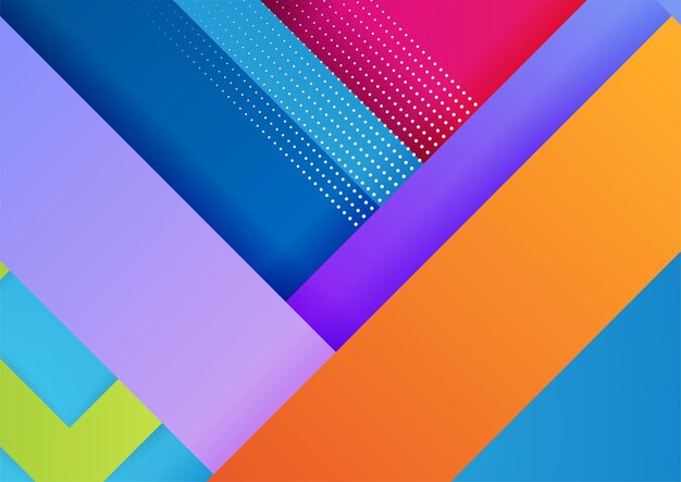 Vector modern colourful abstract background for presentation design