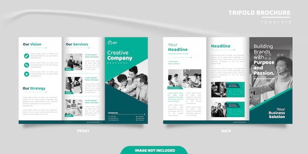 Modern company brochure template