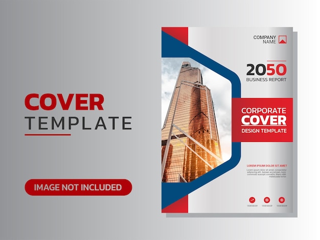 Vector modern company cover business template