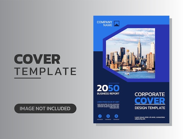 Modern company cover business template