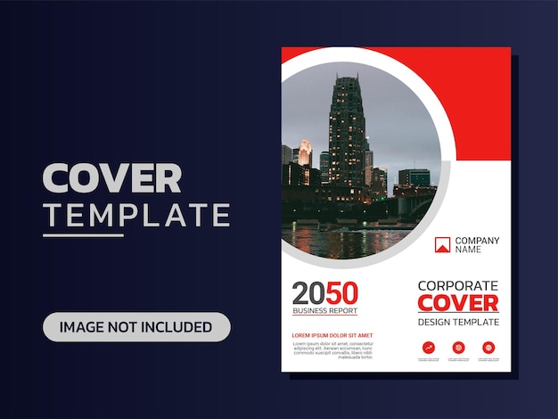 Vector modern company cover business template