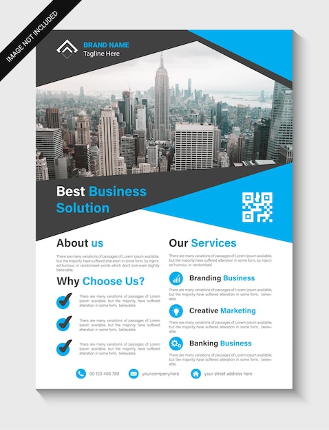 Vector modern company letterhead template design