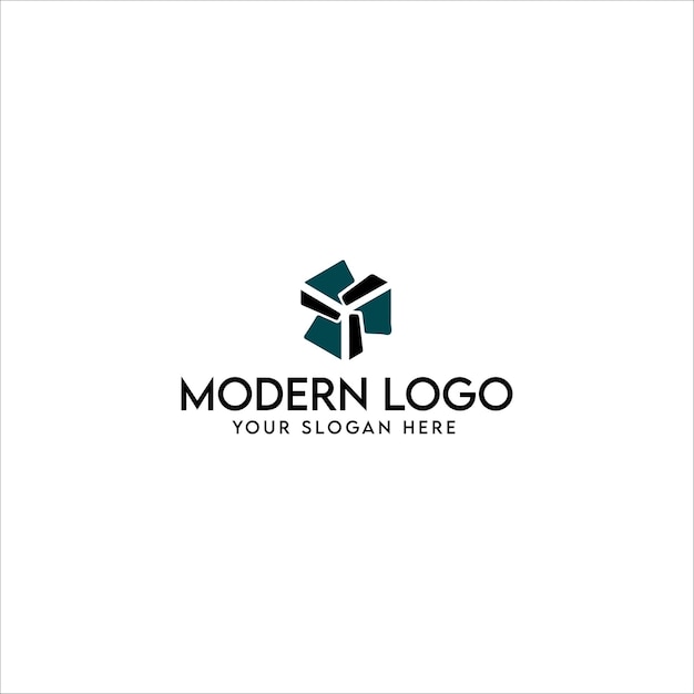 ベクトル 現代の会社ロゴのベクター デザイン テンプレート