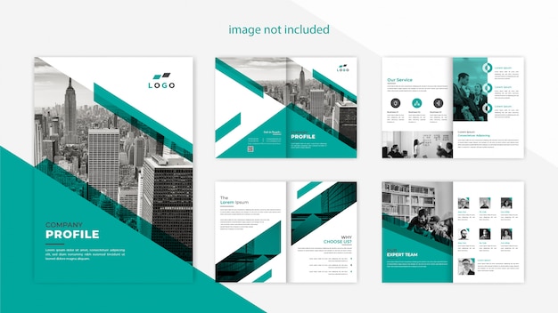 Modern company profile brochure design