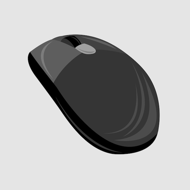 Modern computer mouse vector illustration