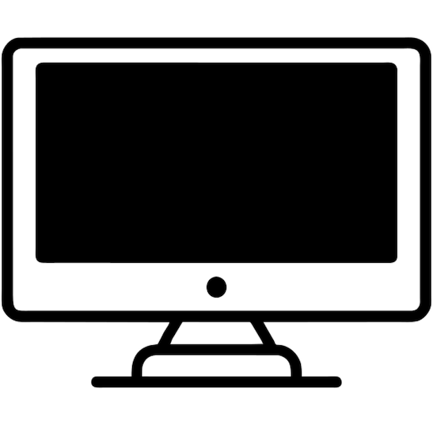 modern computer pictogram