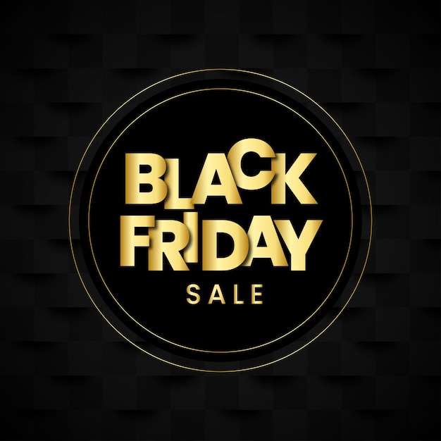 Modern Concept Black Friday Sale Design