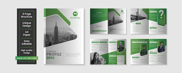 modern corporate brochure design template
