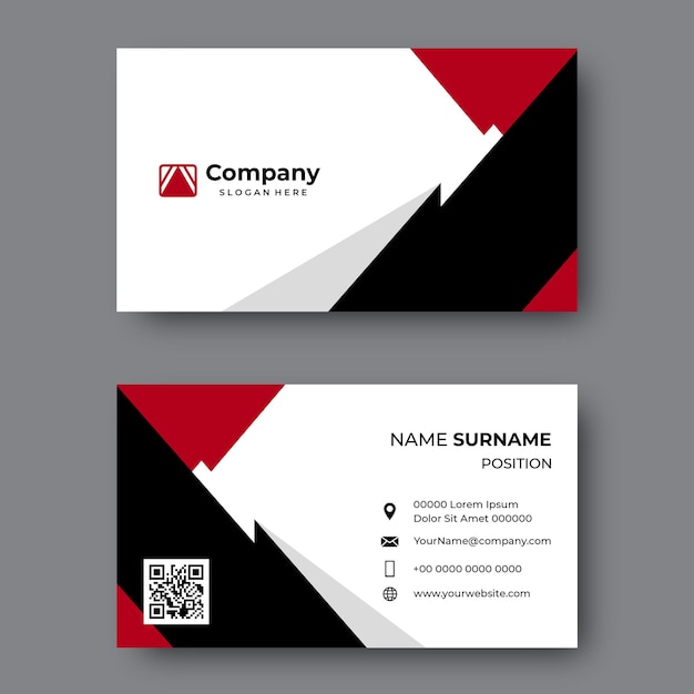 Modern corporate business card design