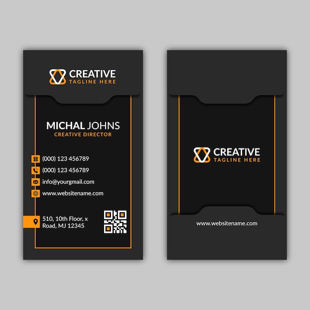 Modern and corporate business card template