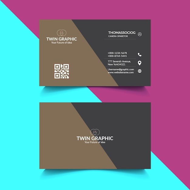 Modern Corporate Business Card template