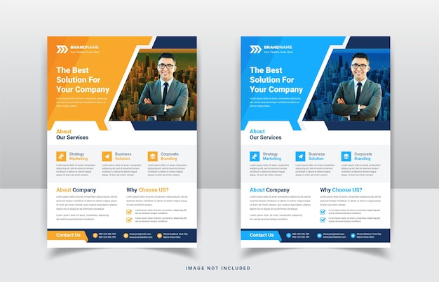 Modern Corporate Business Company Flyer Template