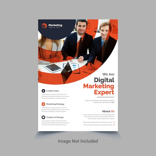 Modern Corporate Business Flyer Design Template