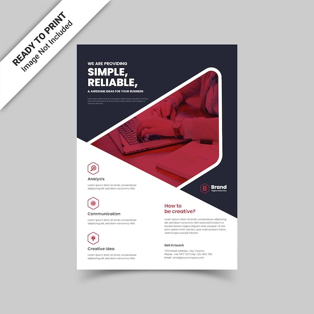 Modern Corporate Business Flyer Template Design