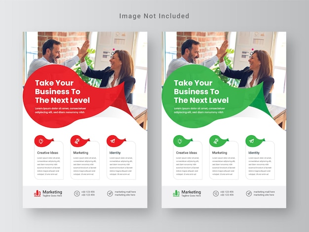 Modern Corporate business multipurpose flyer layout design