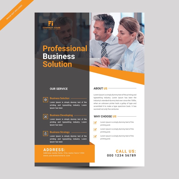 Modern Corporate Flyer Template Design with best look