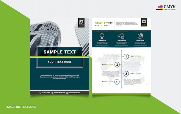 Modern corporate flyer template