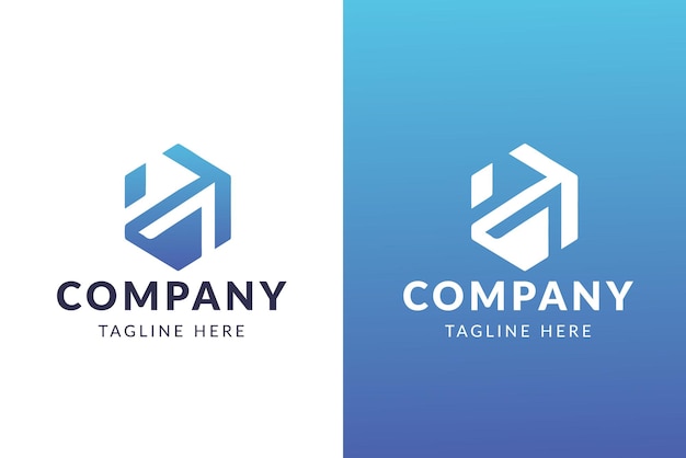 Modern Corporate Identity on Gradient Backgrounds