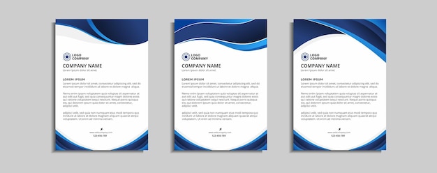 modern corporate letterhead template design