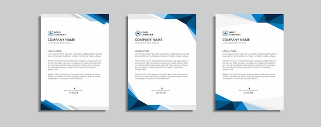 modern corporate letterhead template