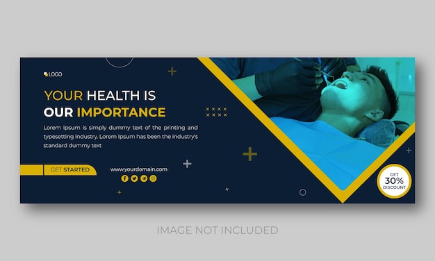 Modern Corporate And Medical Facebook Cover Design Template