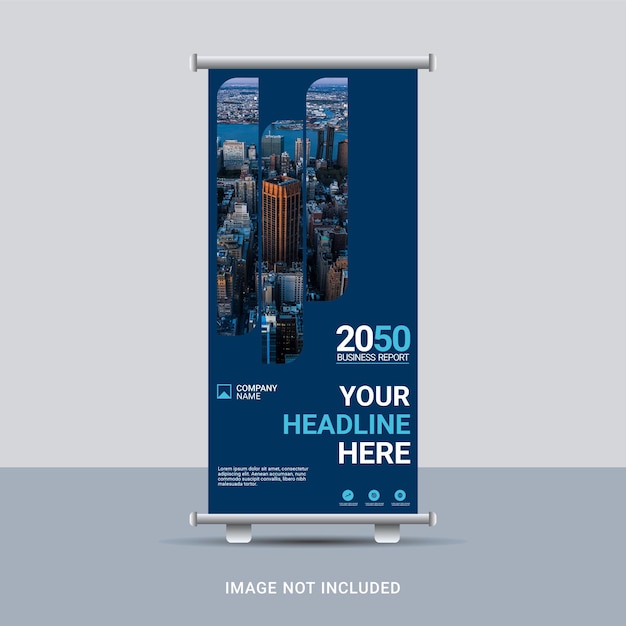 Modern Corporate roll up banner