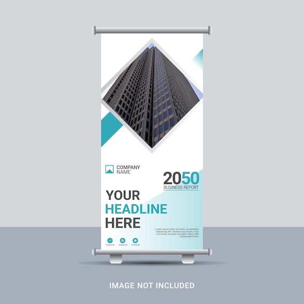 Modern Corporate roll up banner