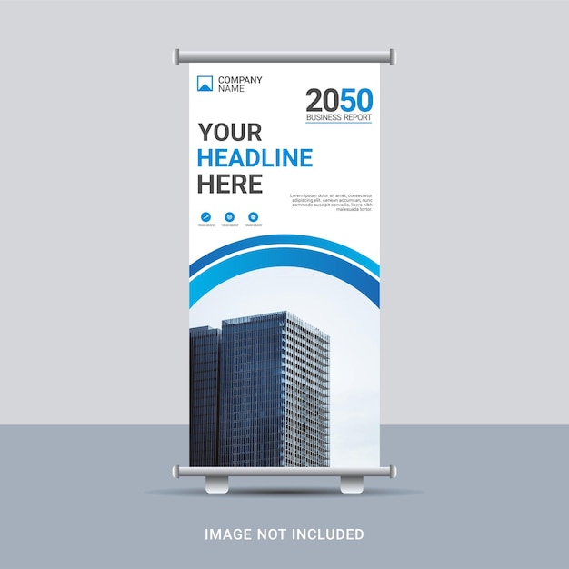 Modern Corporate roll up banner