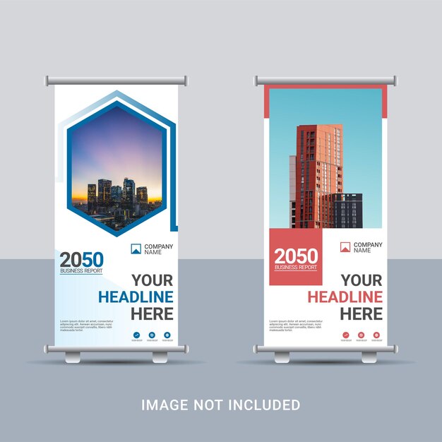 Modern Corporate roll up banner