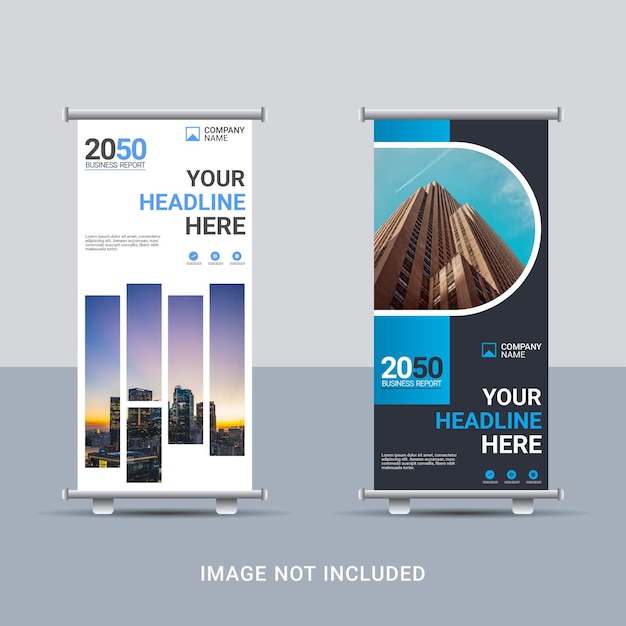 Modern Corporate roll up banner