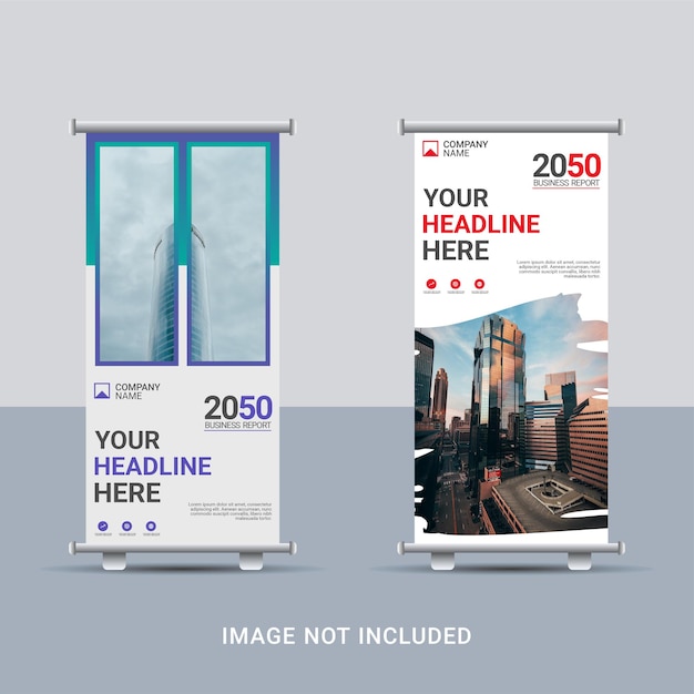 Modern Corporate roll up banner