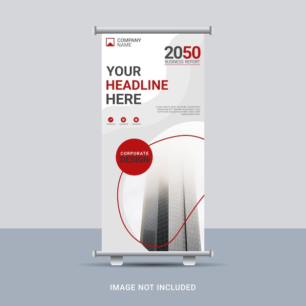 Modern Corporate roll up banner