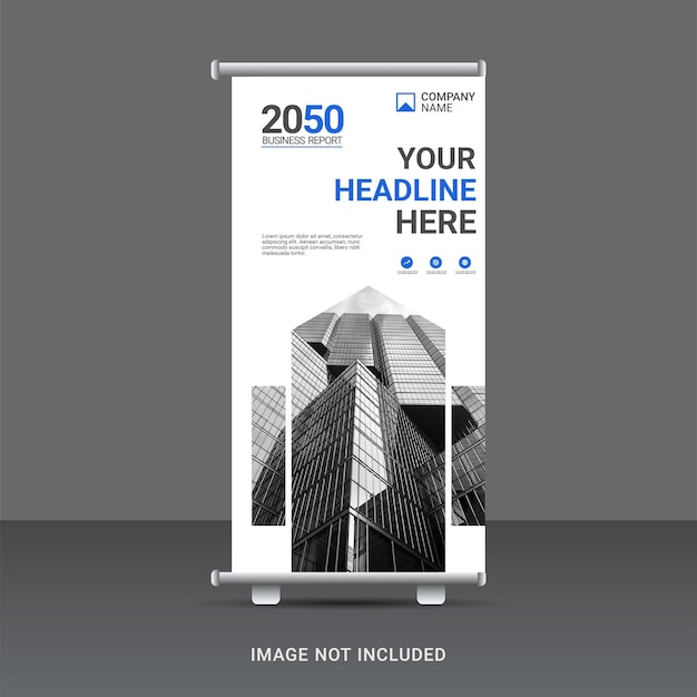 Modern Corporate roll up banner