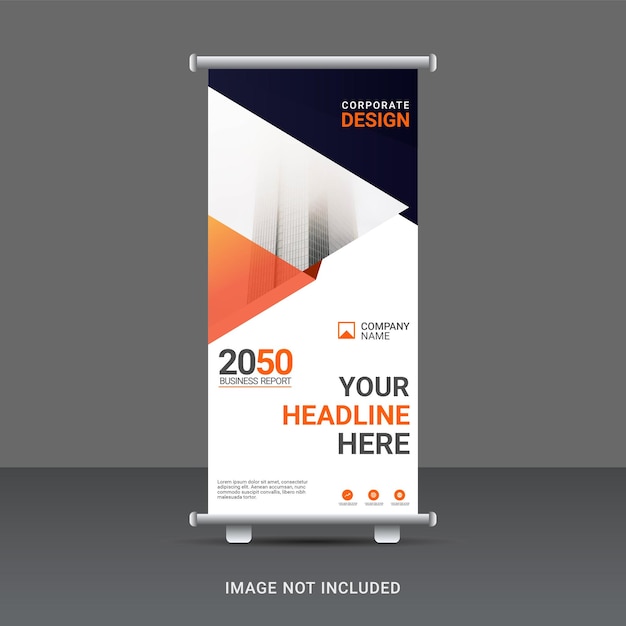 Modern Corporate roll up banner