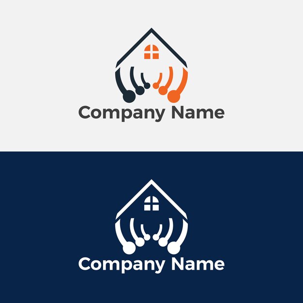 Modern Corporate TechnologyFuturistic Logo Premium Vector