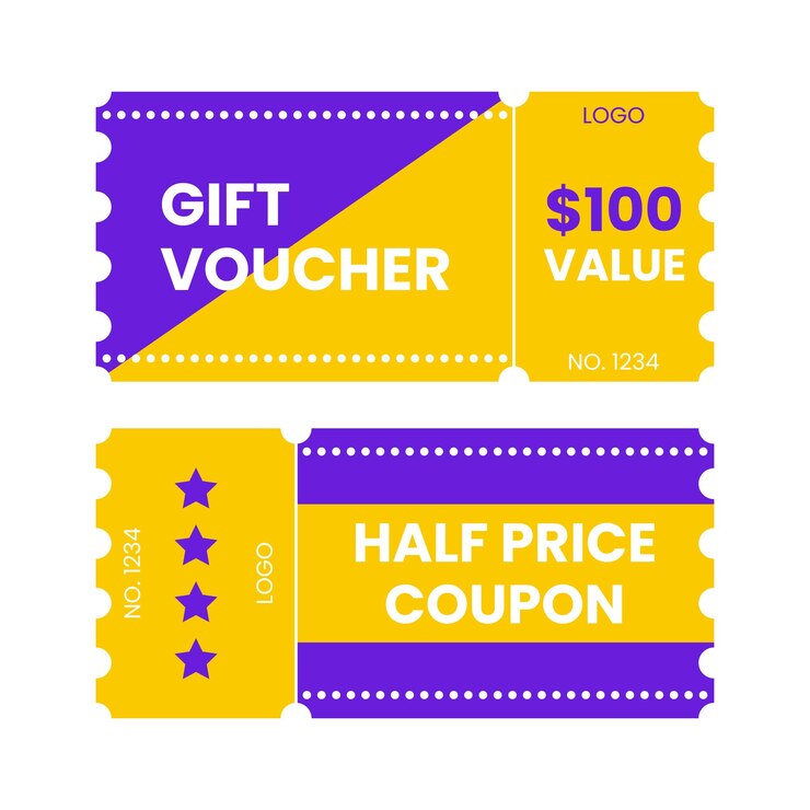 Modern Coupon Sale Label