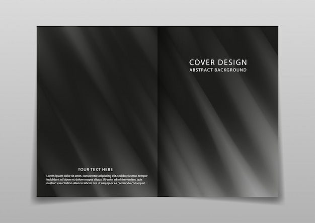 Modern cover template with gradient design