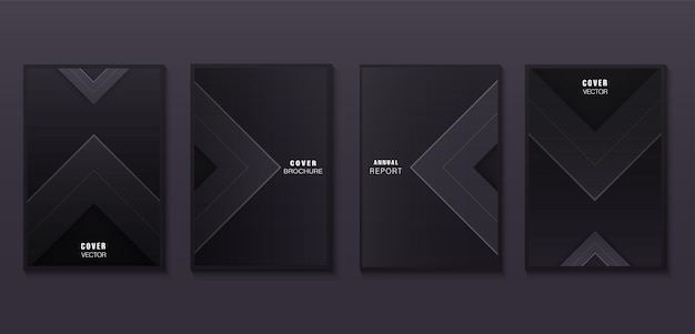 Modern Covers Template Design geometric shapes