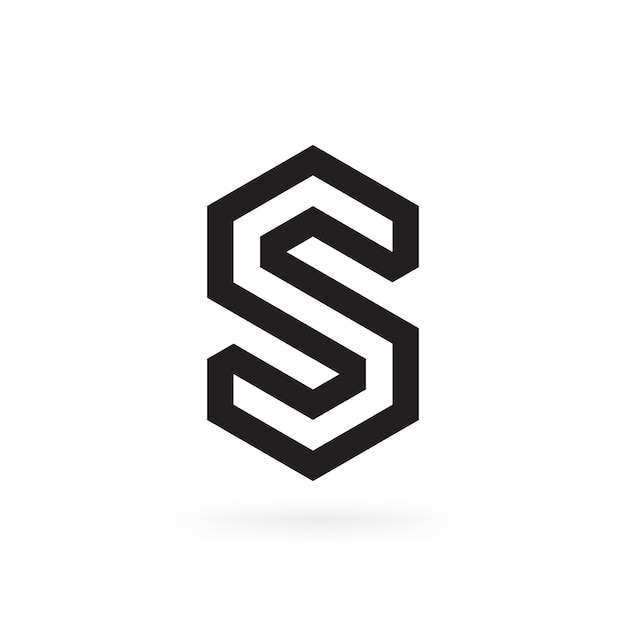 modern Creatief Uniek Zakelijk Zakelijk S letter logo Pictogram Intro ontwerp Vector sjabloon