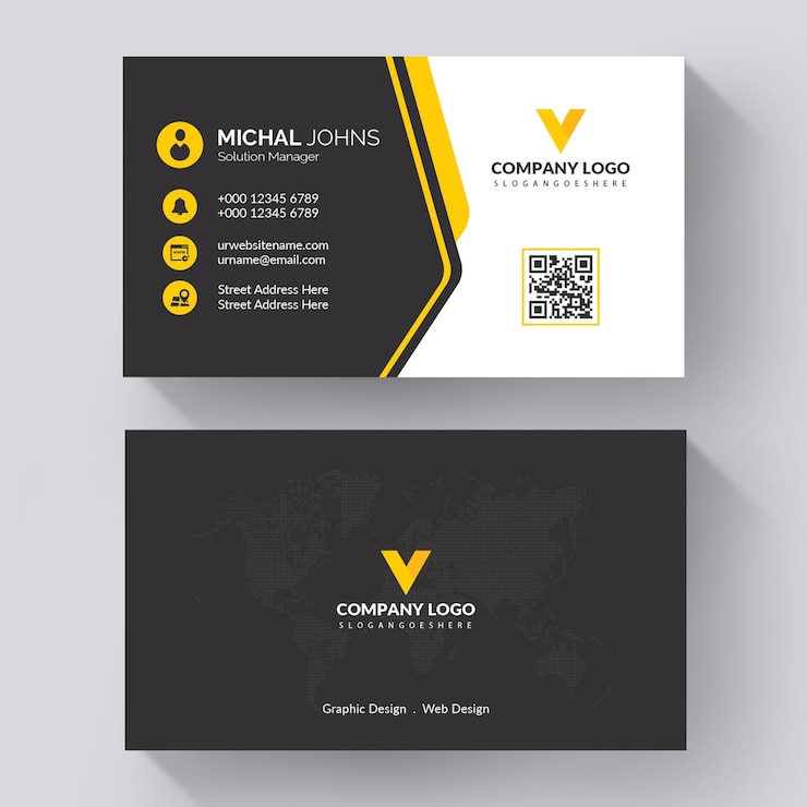 Vector modern creatief visitekaartje met professioneel ontwerp