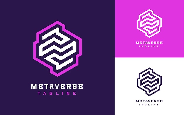 Vector modern and creative abstract cube geometric logo for gaming or technology company