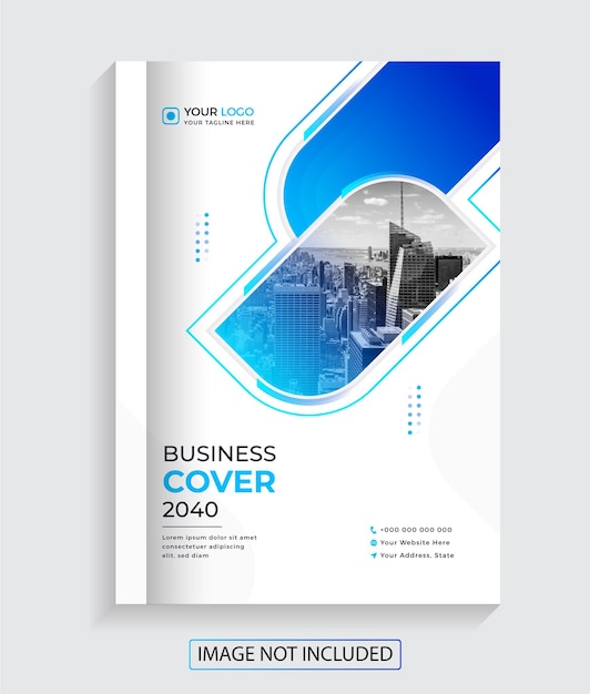 Modern Creative Business Book cover Design Premium Vector