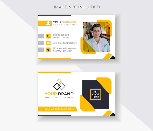 Modern and creative business card design template