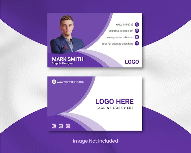 Modern Creative business card design template